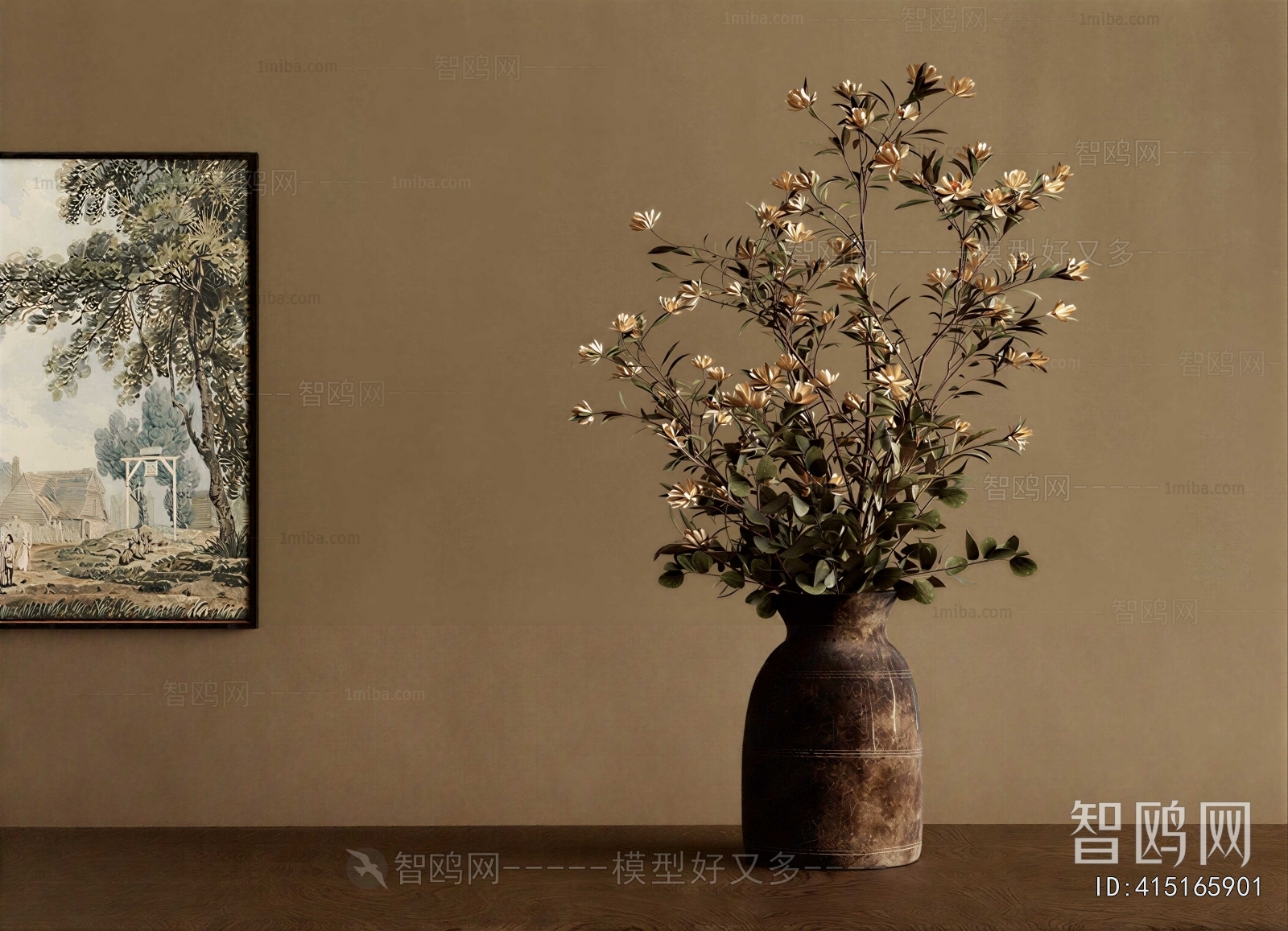 Wabi-sabi Style Dried Branch