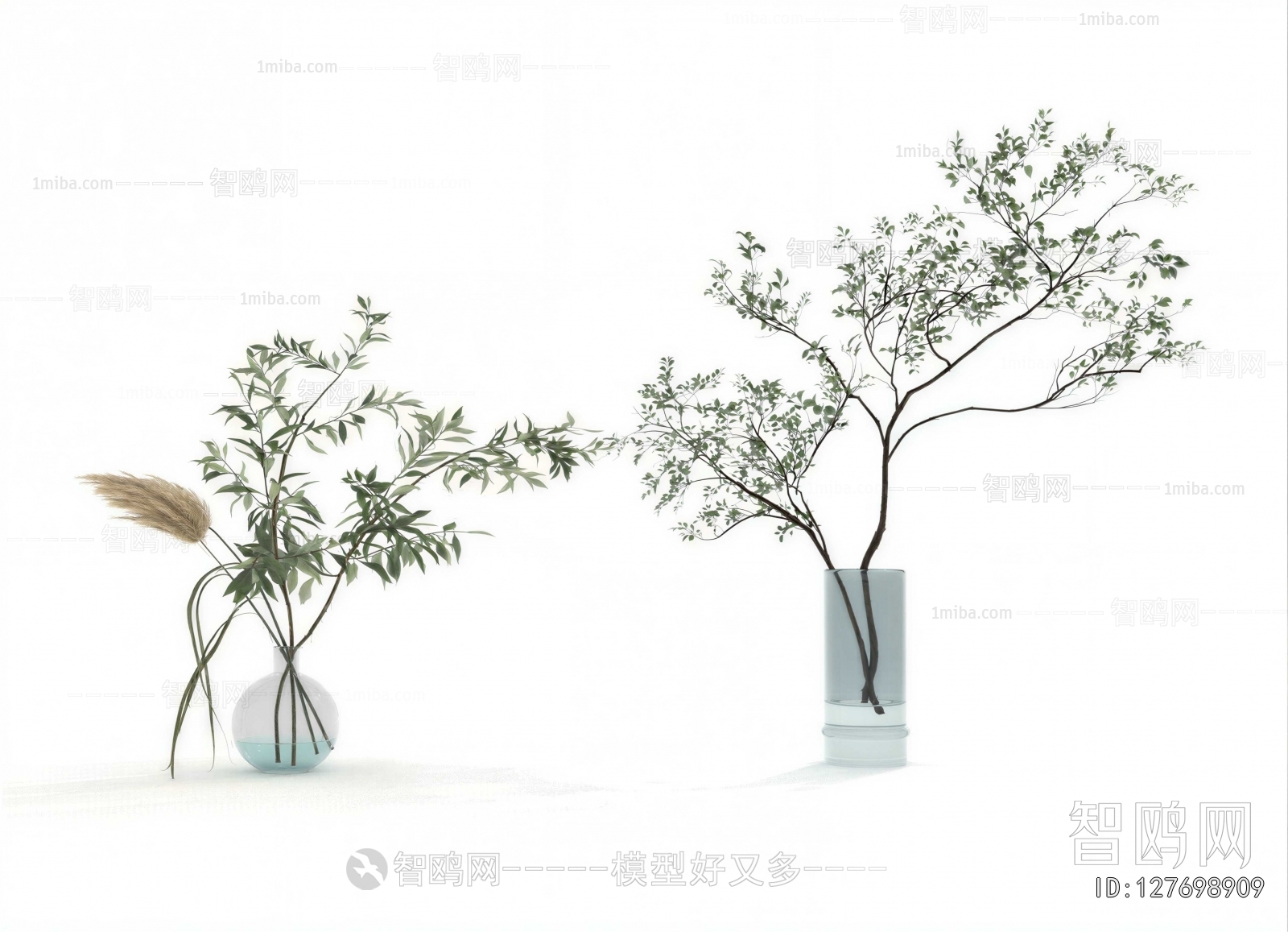 Modern Aquatic Green Plant