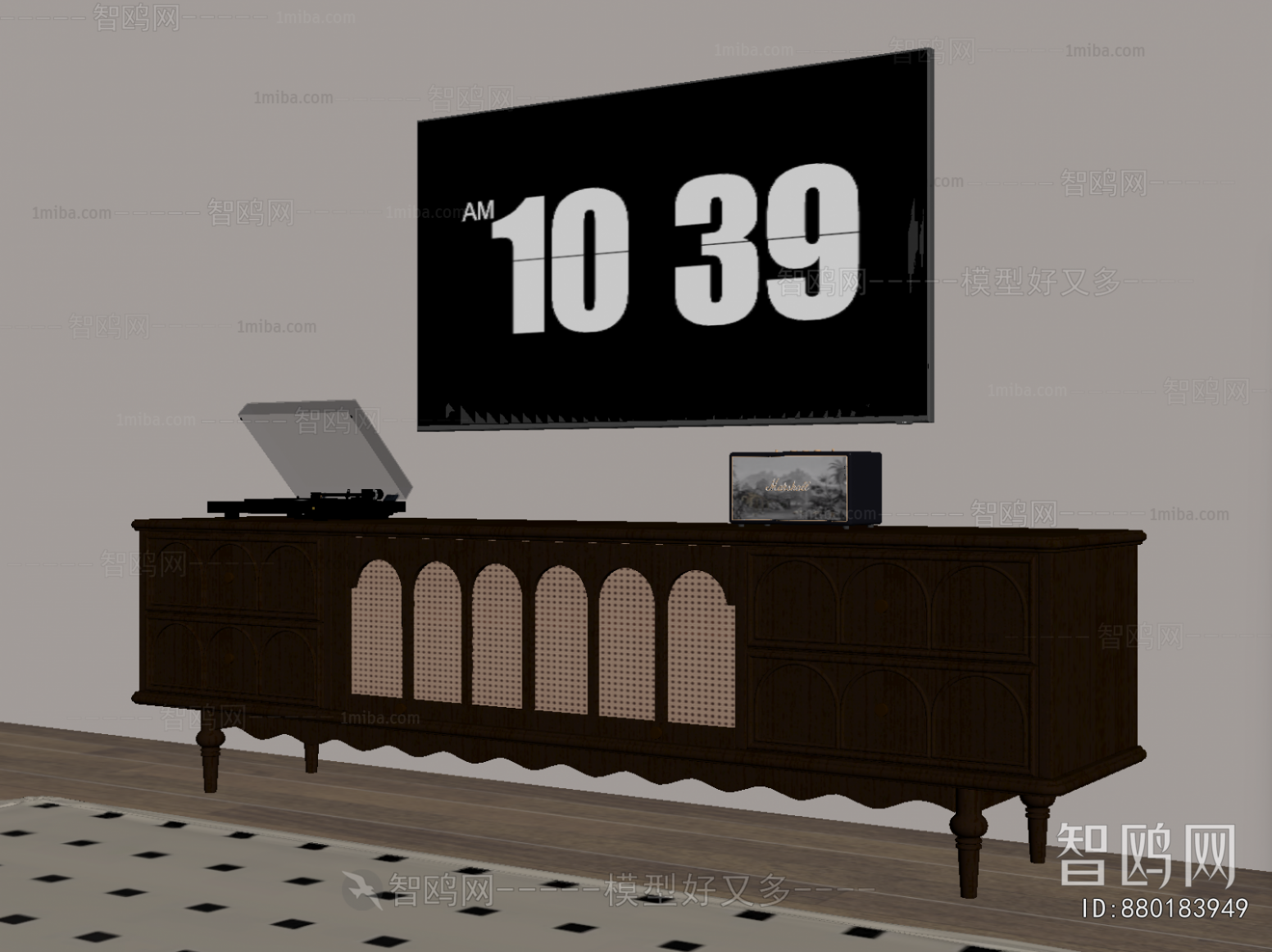 French Style TV Cabinet