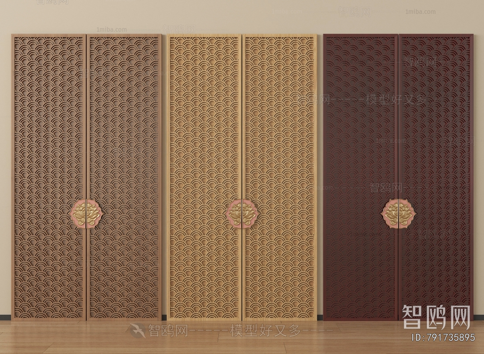New Chinese Style Door Panel