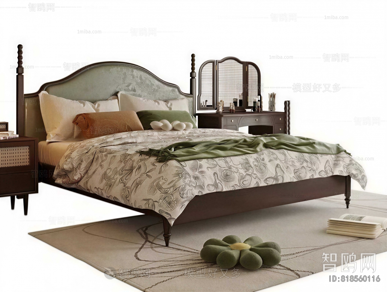 French Style Double Bed