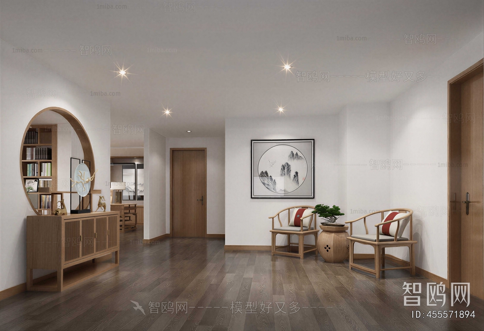 New Chinese Style Hallway