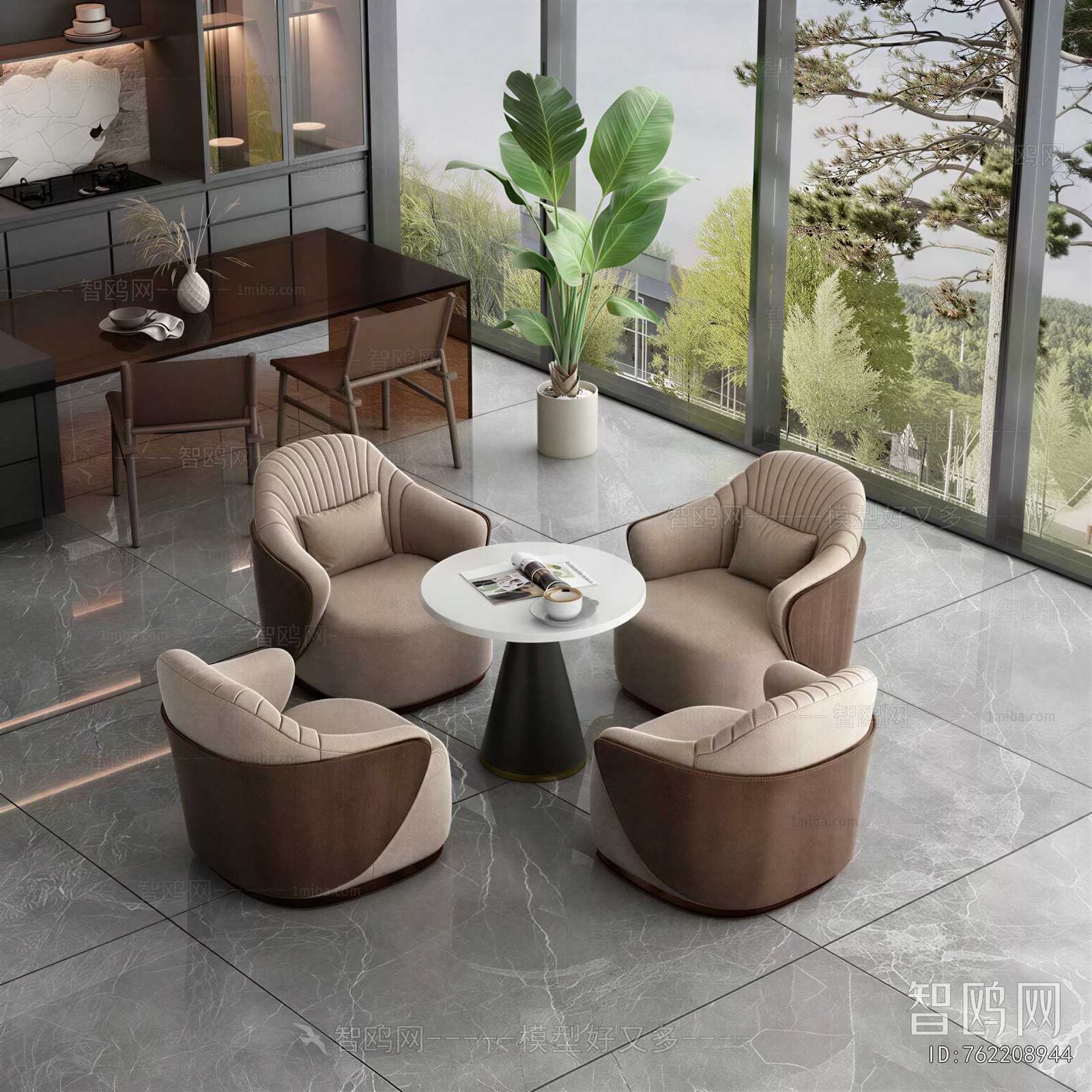 Modern Leisure Table And Chair