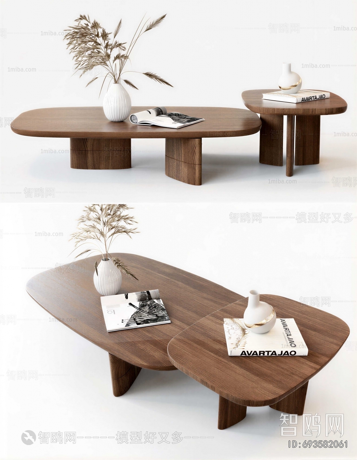 Wabi-sabi Style Coffee Table