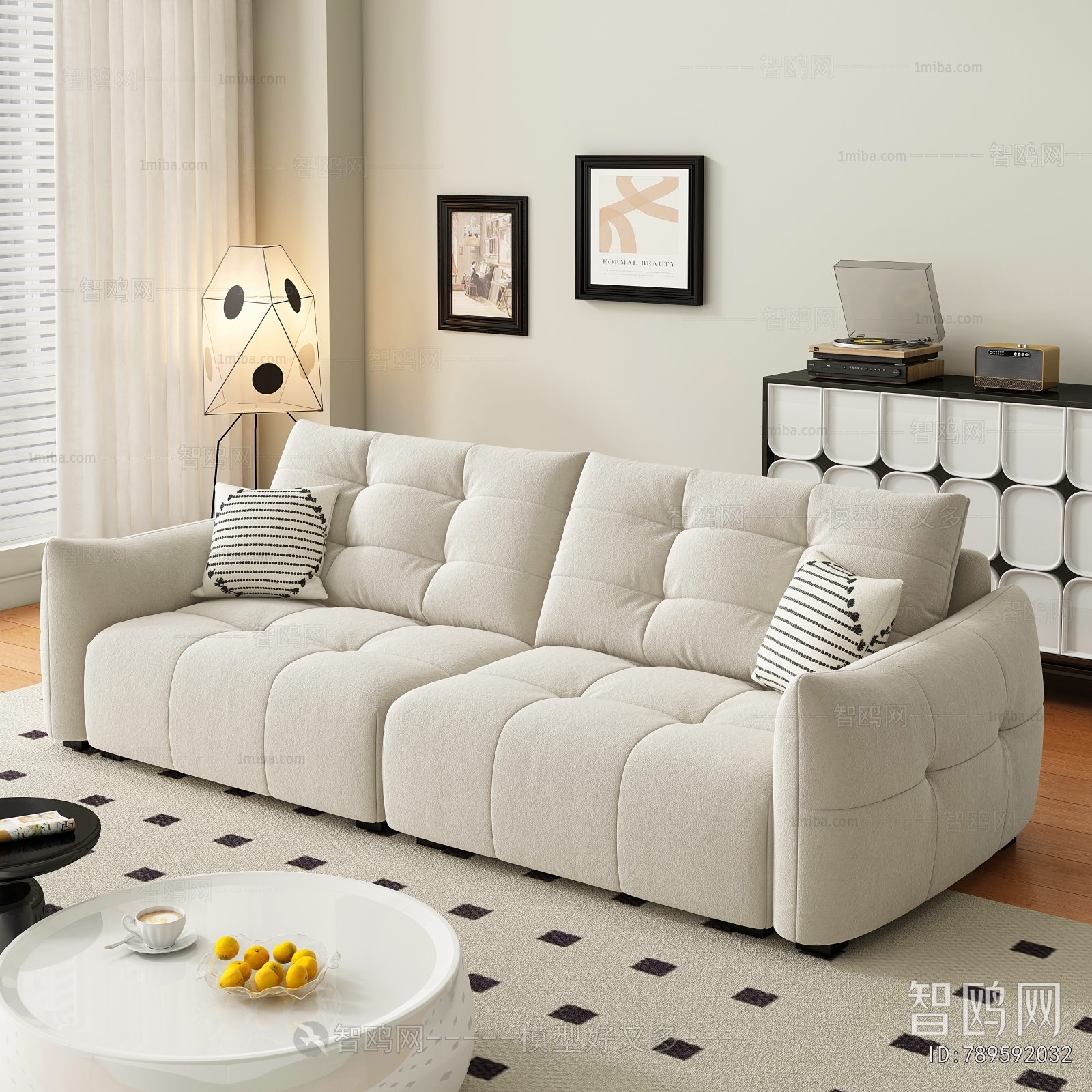 Modern Three-seat Sofa