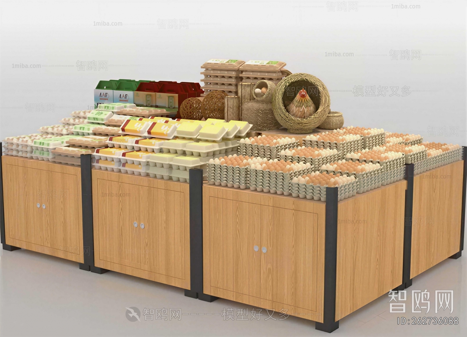 Modern Supermarket Shelf