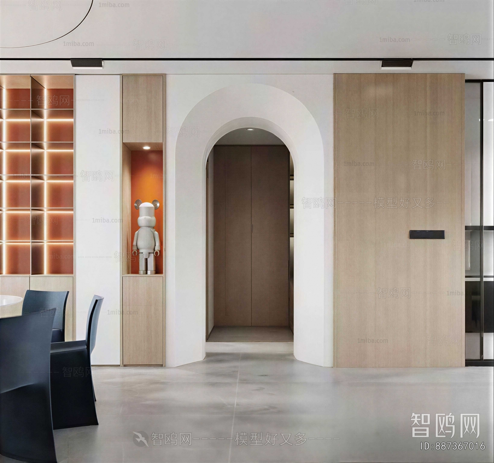 Wabi-sabi Style Dining Room