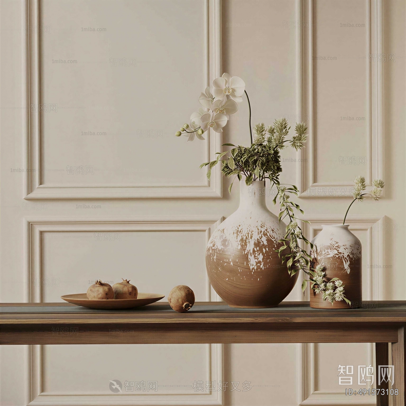 Wabi-sabi Style Flower Arrangement