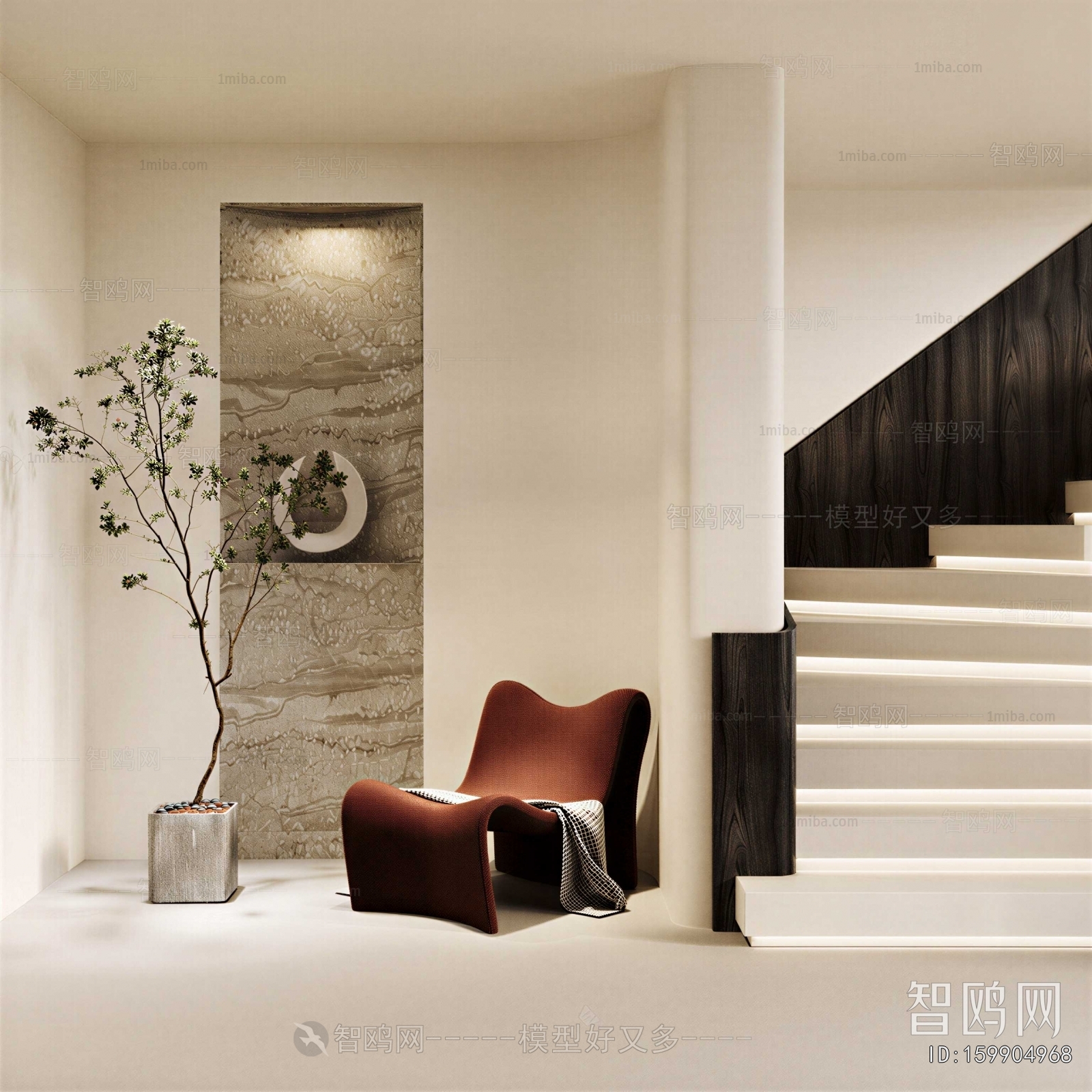 Wabi-sabi Style Hallway