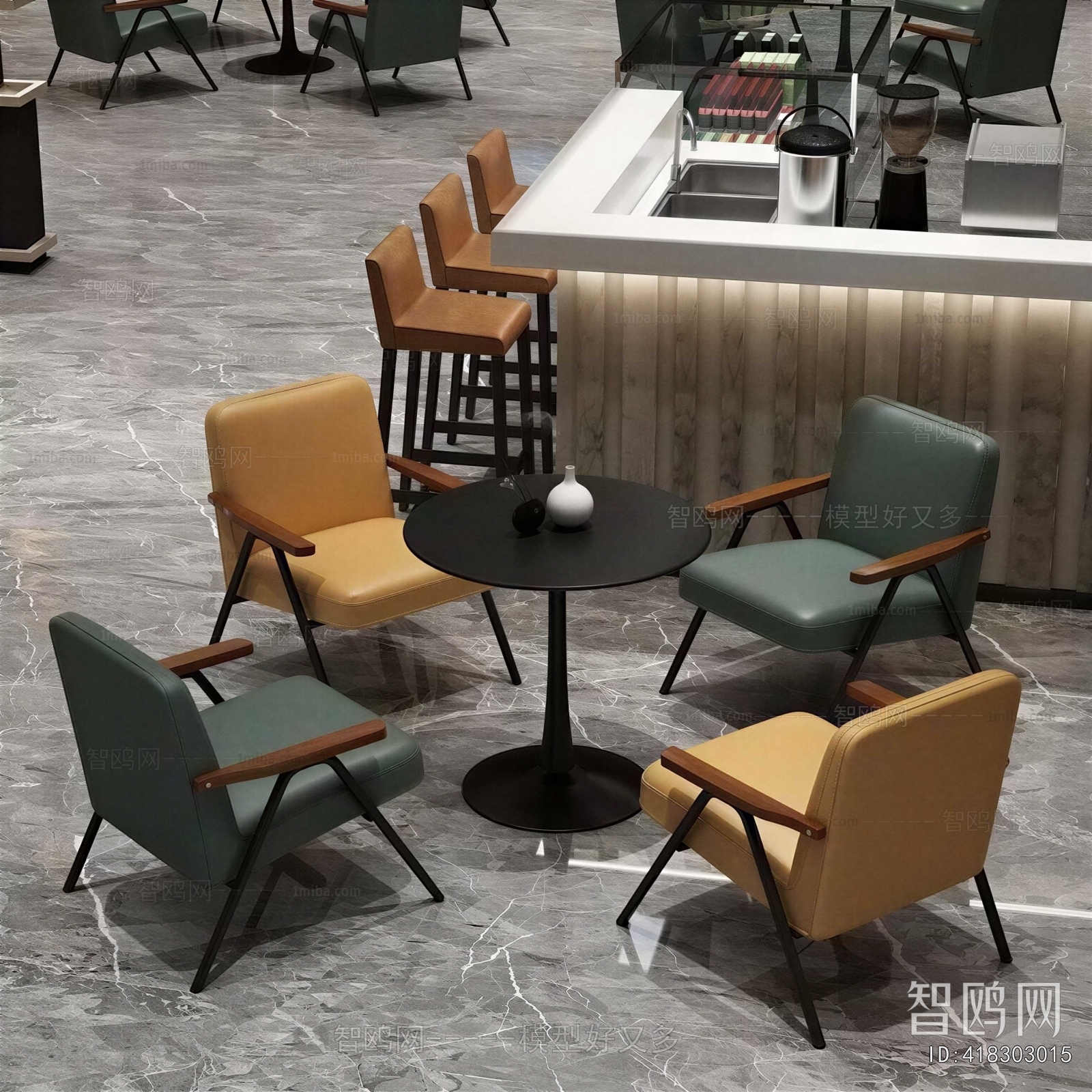 Modern Leisure Table And Chair