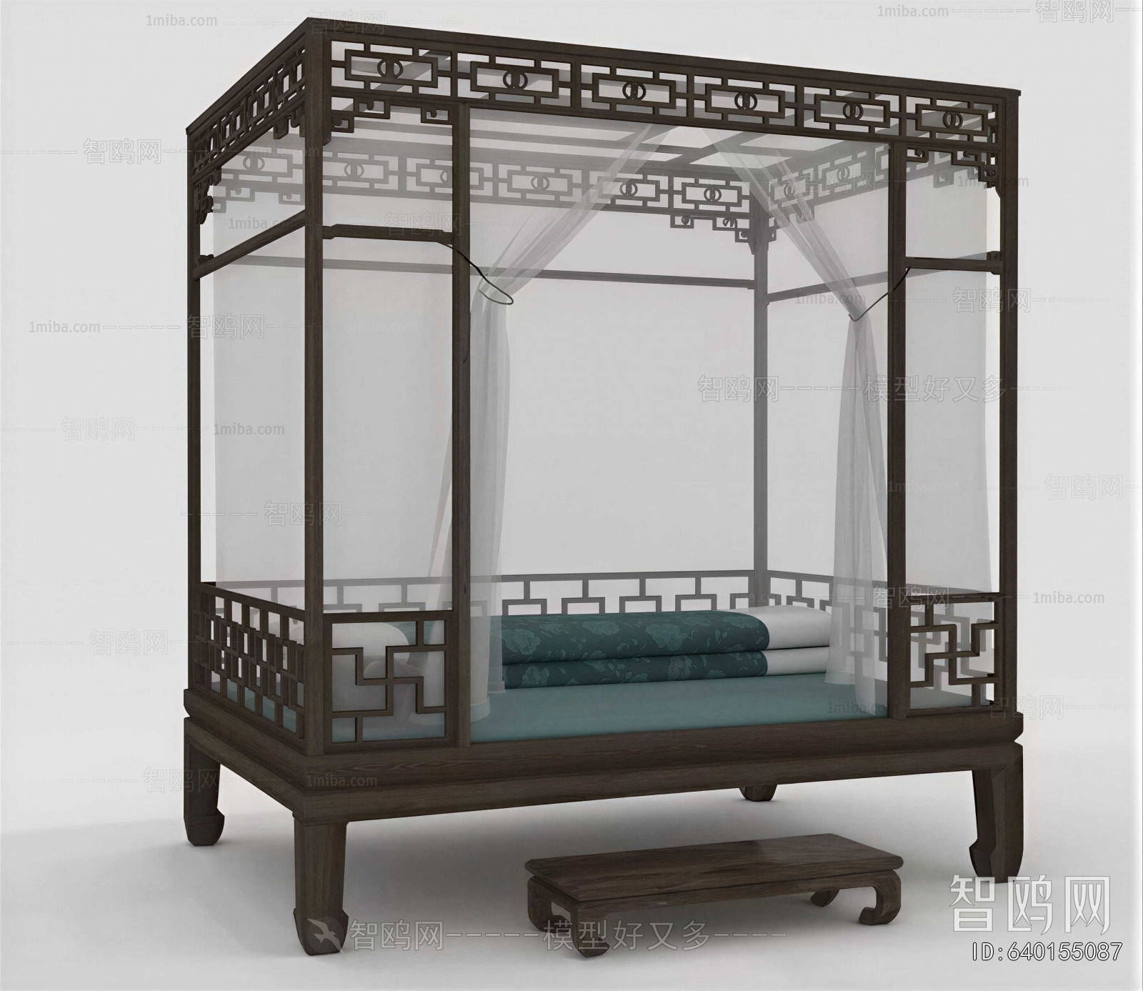 Chinese Style Double Bed