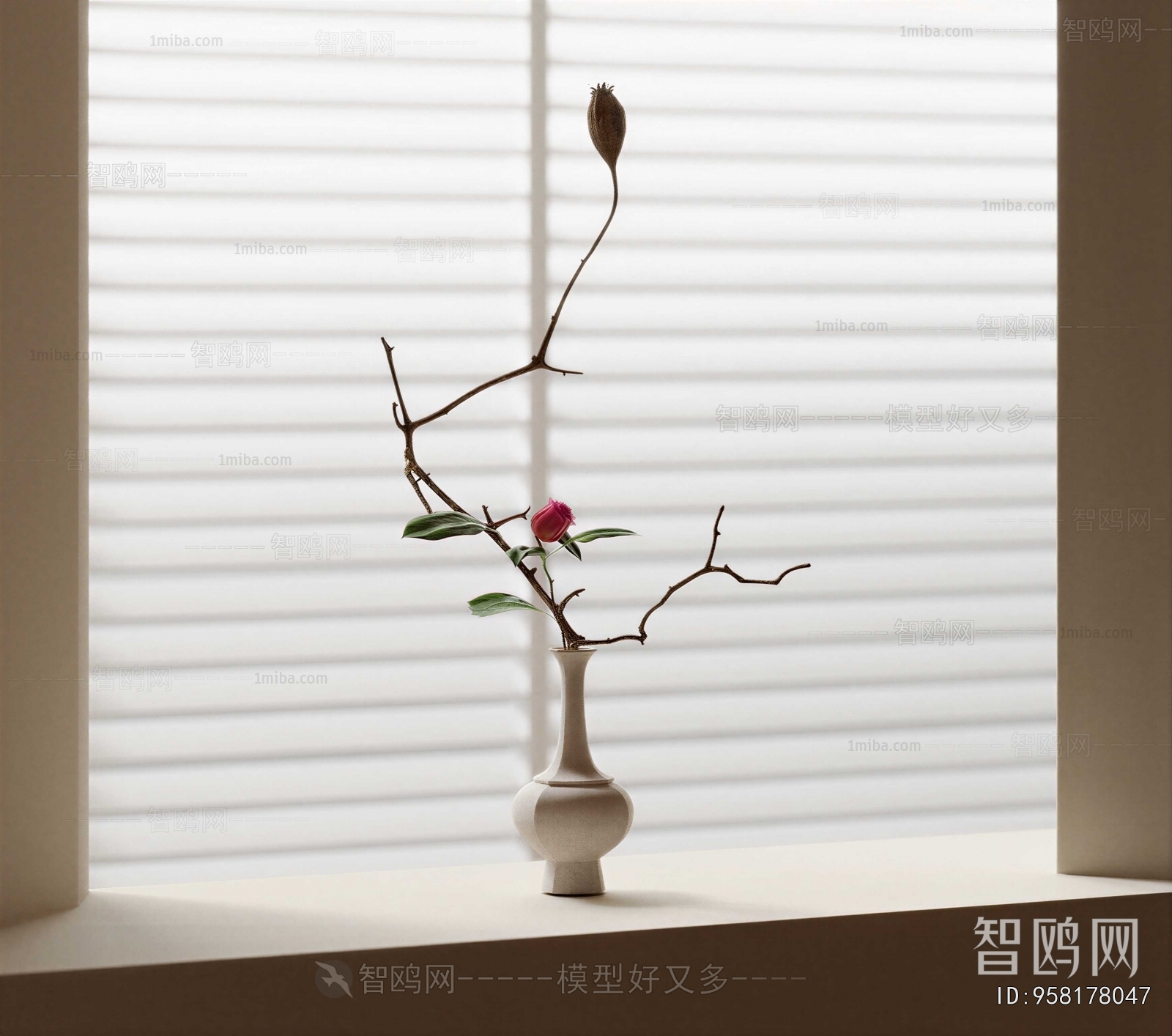 New Chinese Style Flower Arrangement