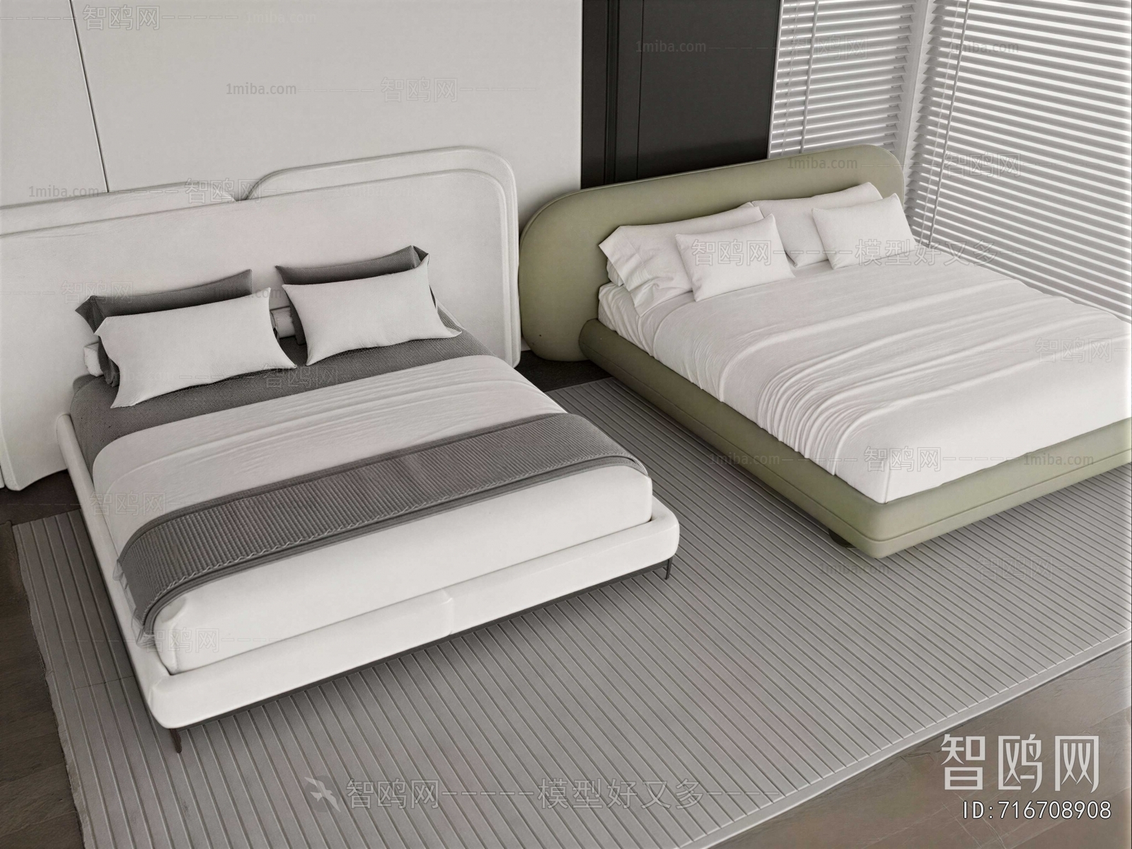 Modern Double Bed
