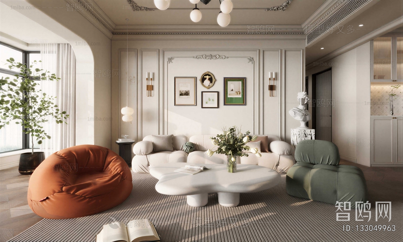 French Style A Living Room