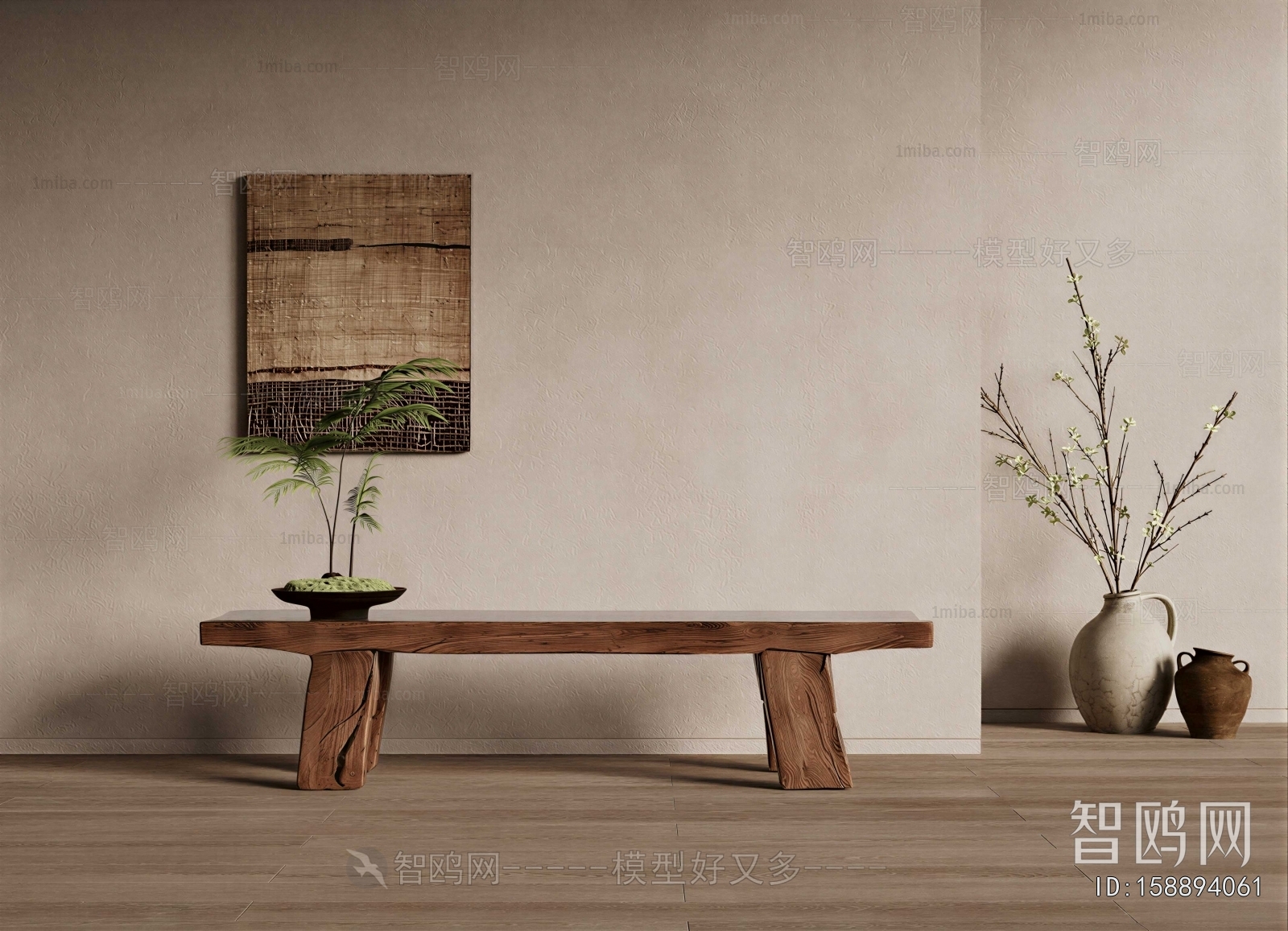 Wabi-sabi Style Console