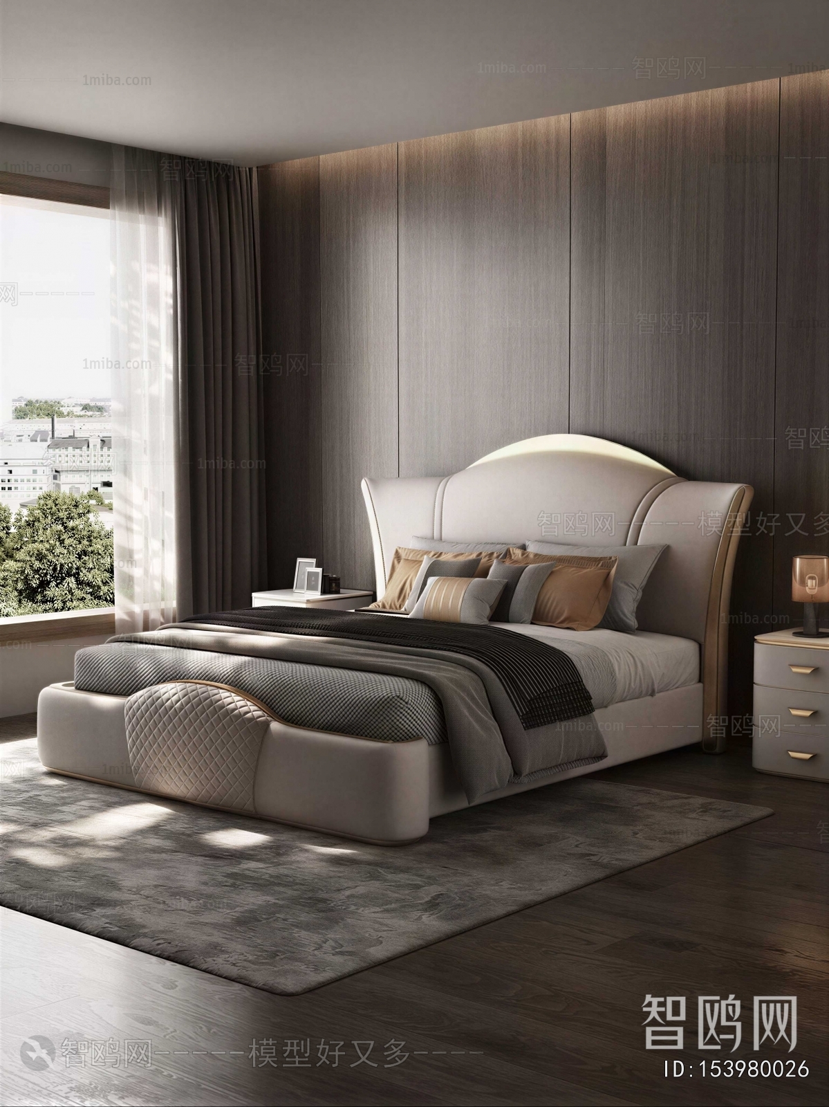 Modern Double Bed