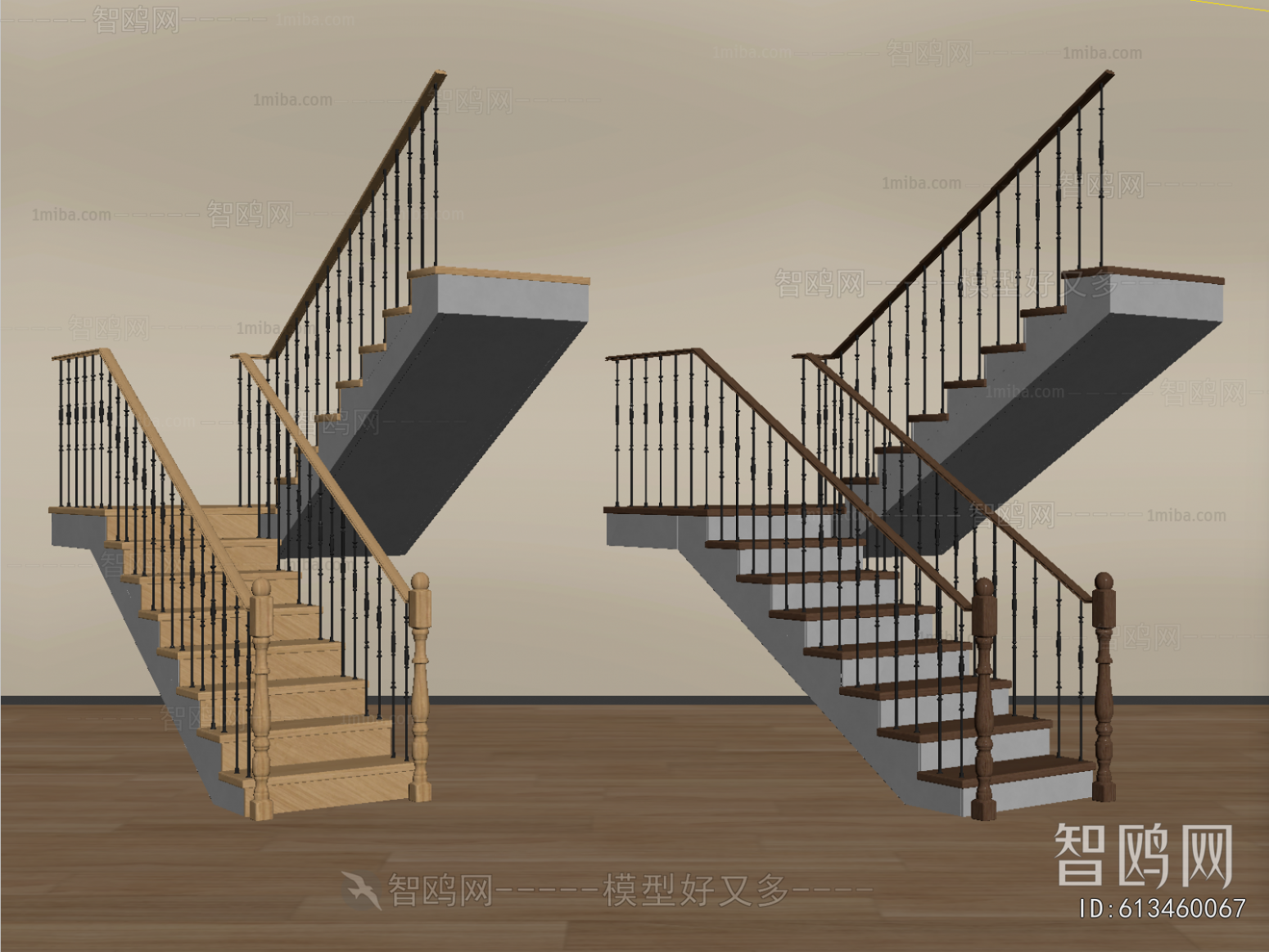 Simple European Style Staircase