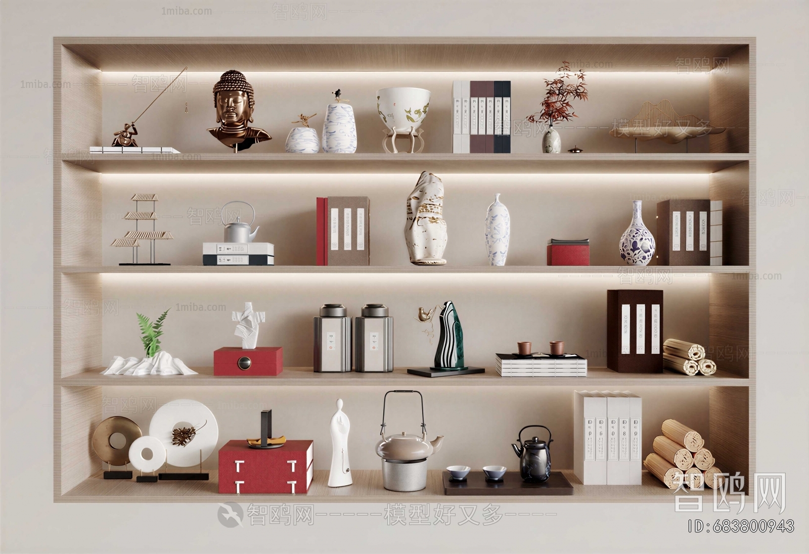 New Chinese Style Decorative Set