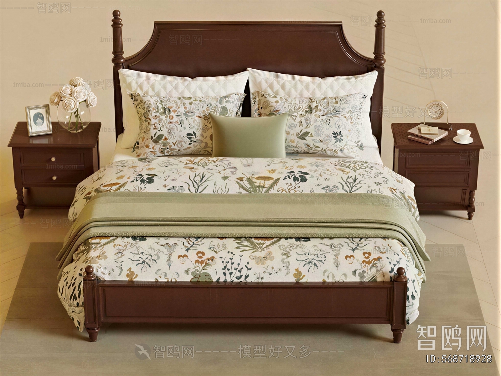 French Style Double Bed