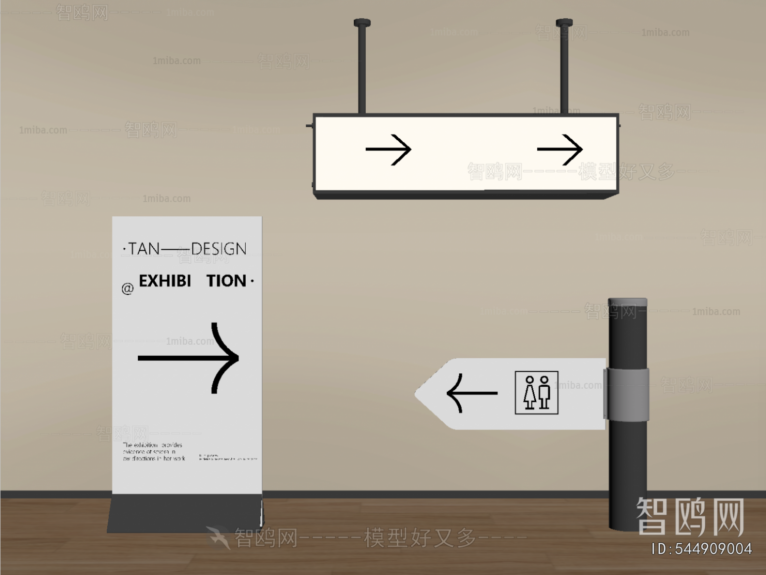 Modern Guide Board/bulletin Board