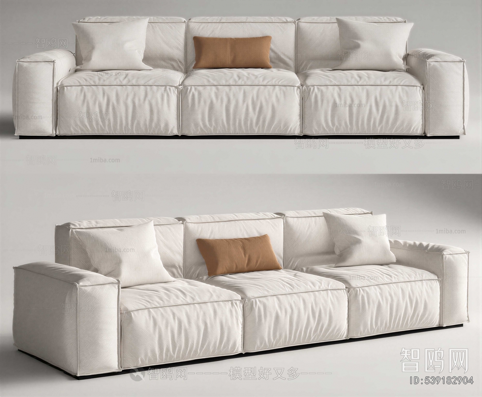 Modern Three-seat Sofa