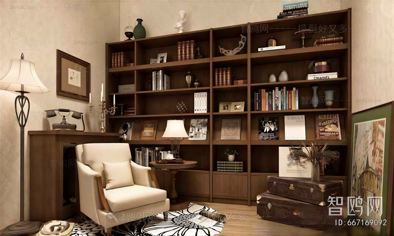 American Style Bookcase