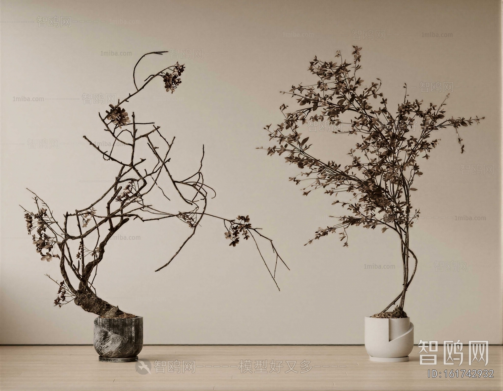 New Chinese Style Ground Green Plant Potted Plants