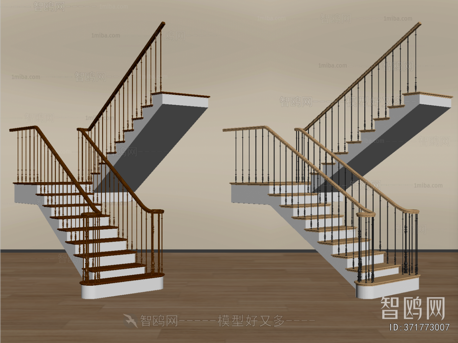 Simple European Style Staircase