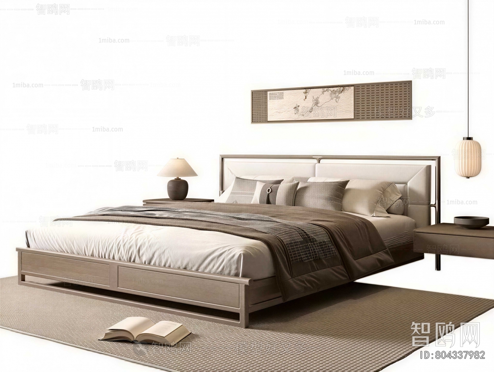 New Chinese Style Double Bed