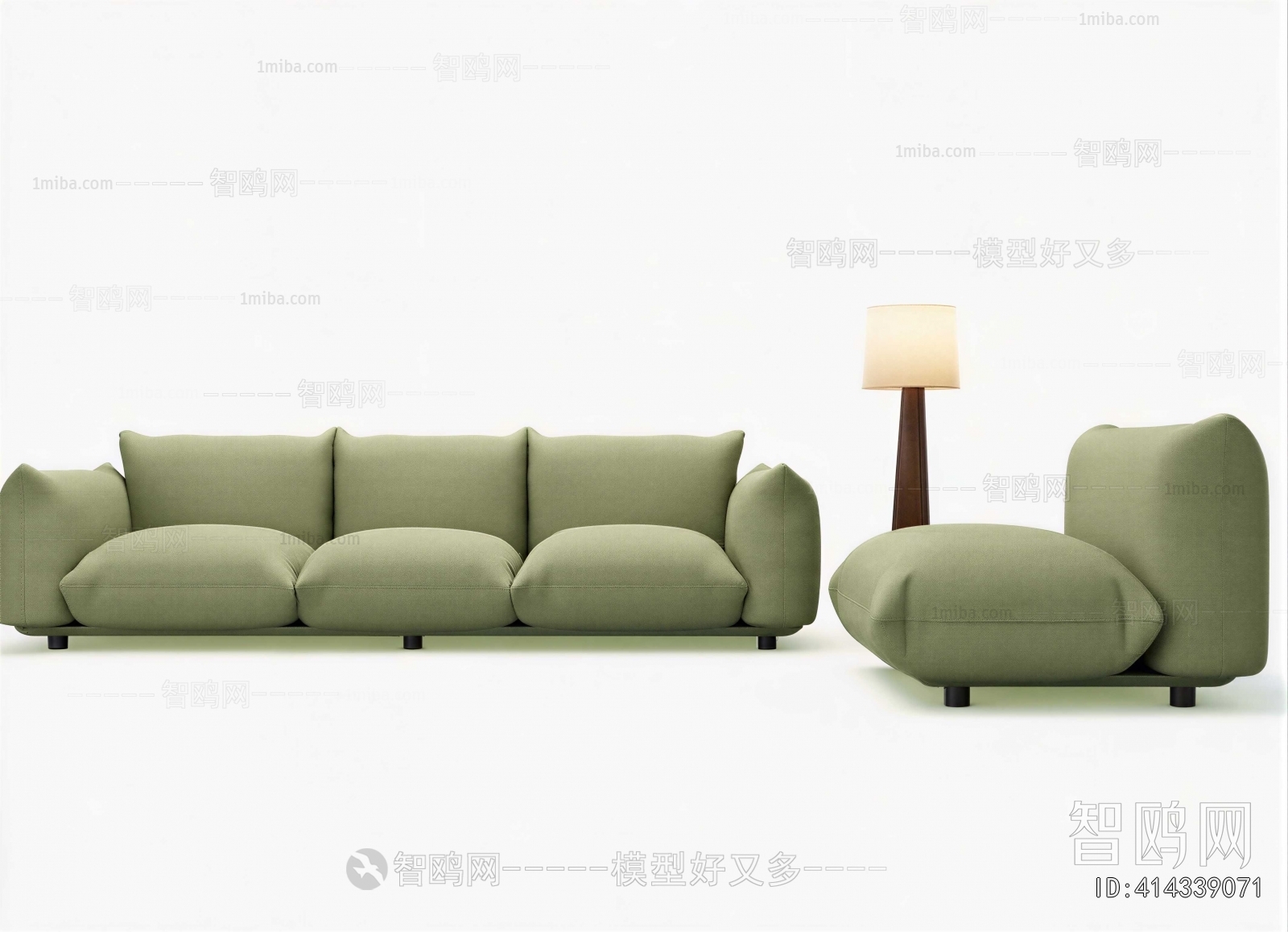 Modern Three-seat Sofa
