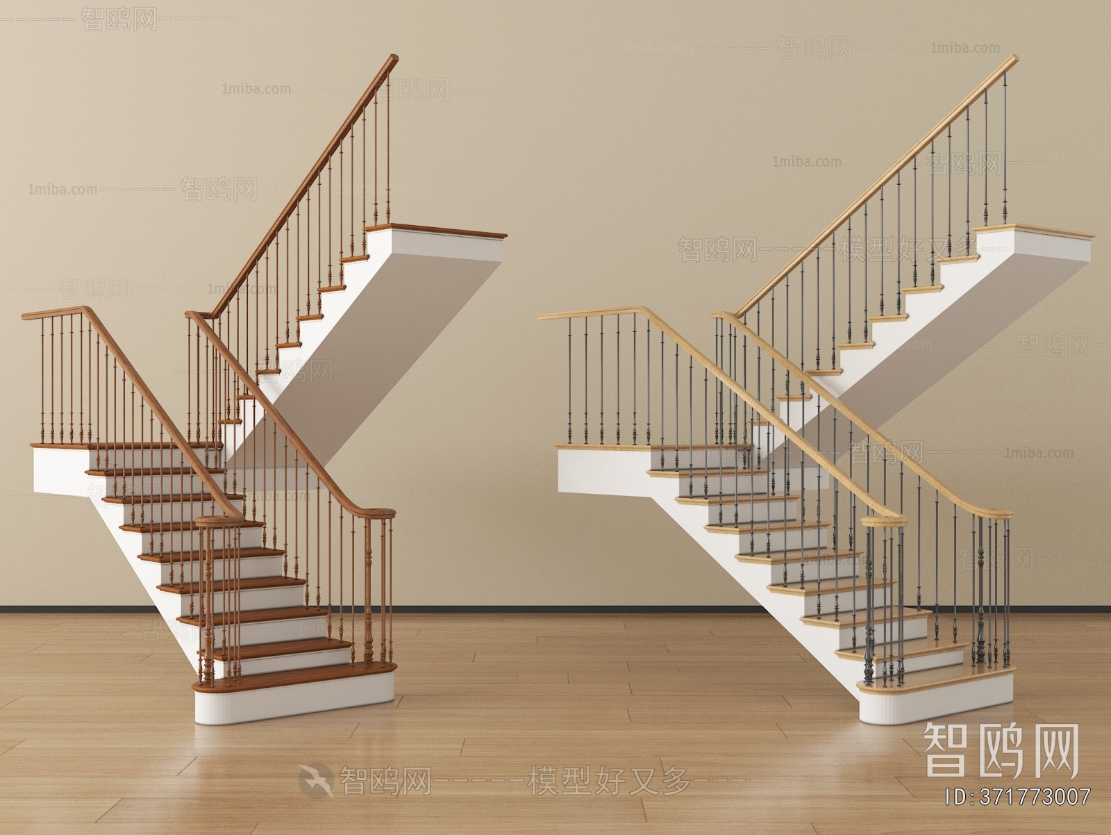 Simple European Style Staircase