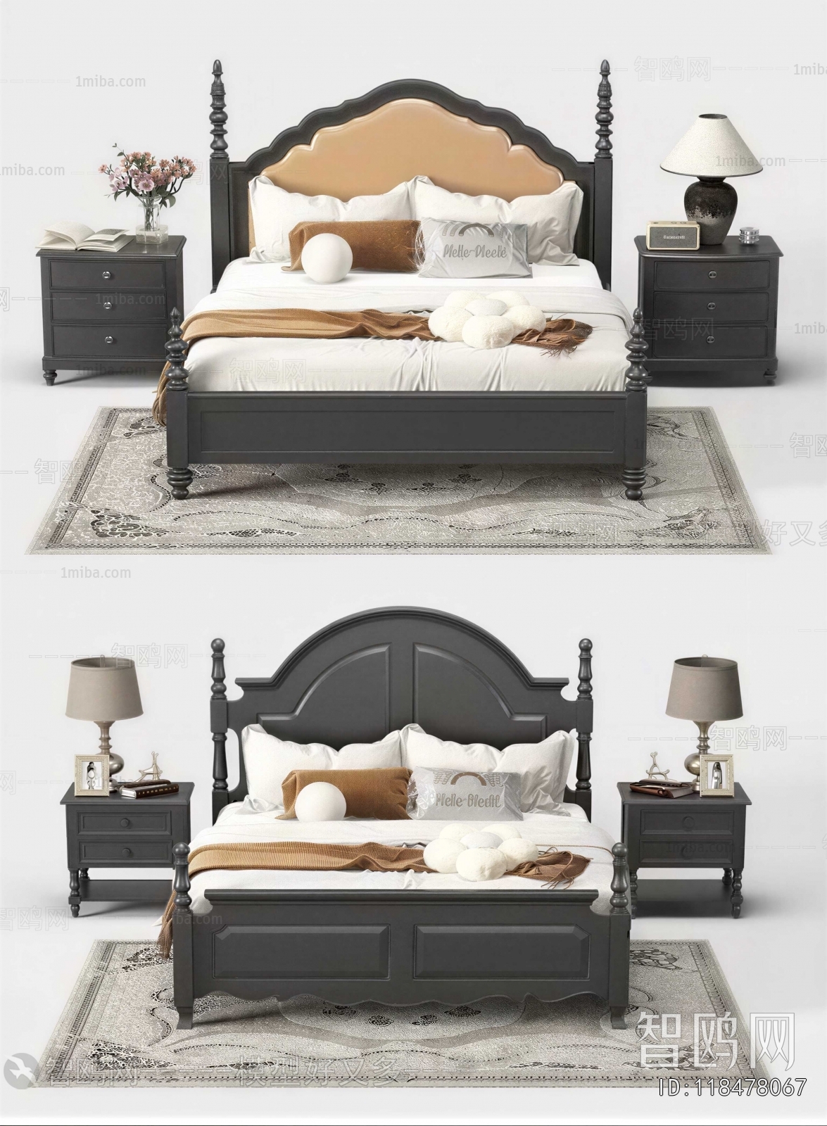 French Style Double Bed