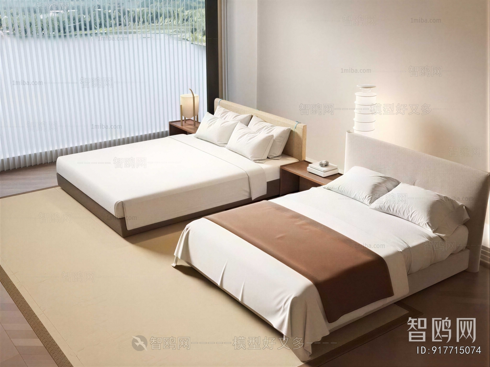 Modern Double Bed