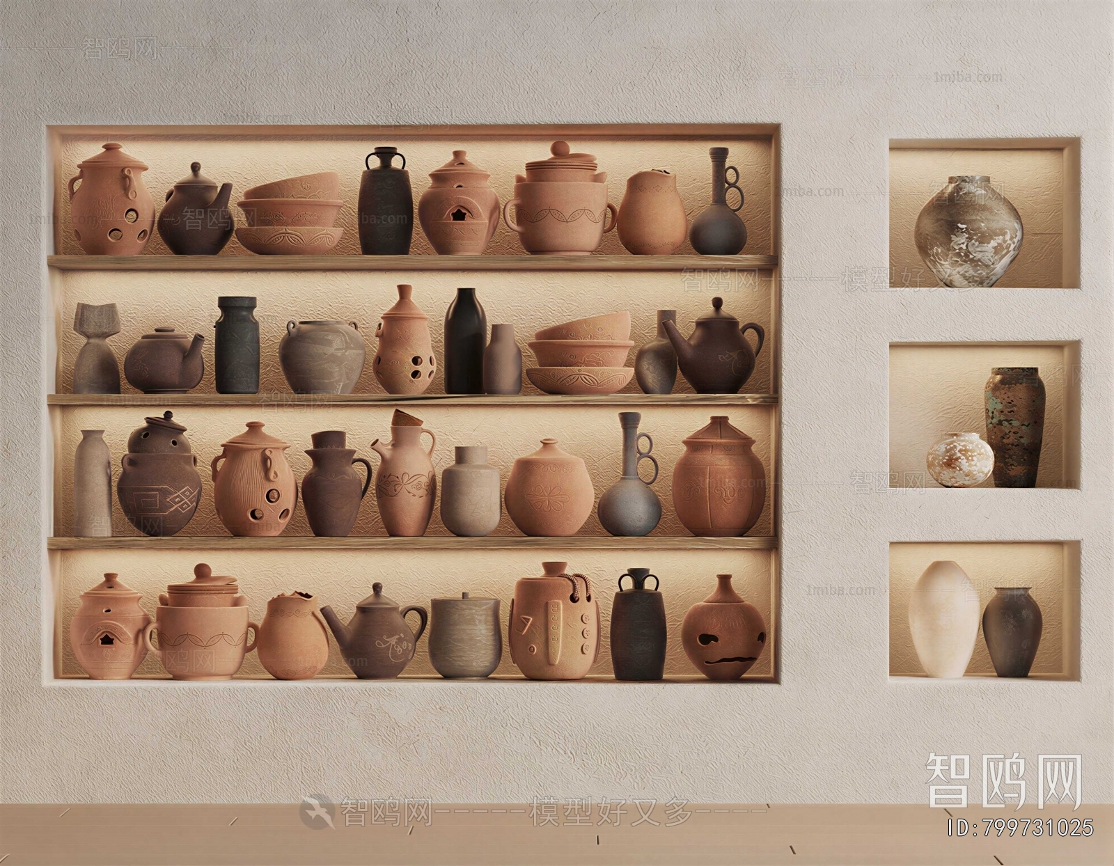 Wabi-sabi Style Decorative Set