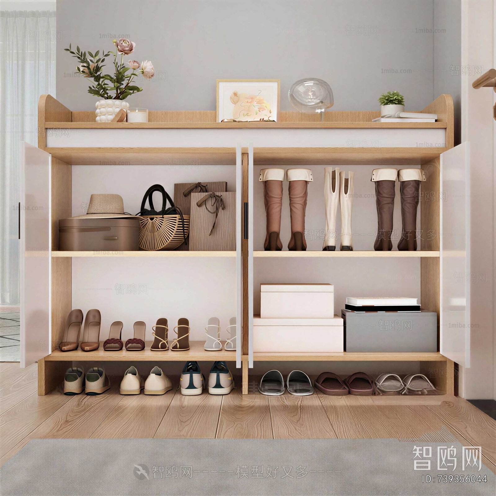 Modern Shoe Cabinet