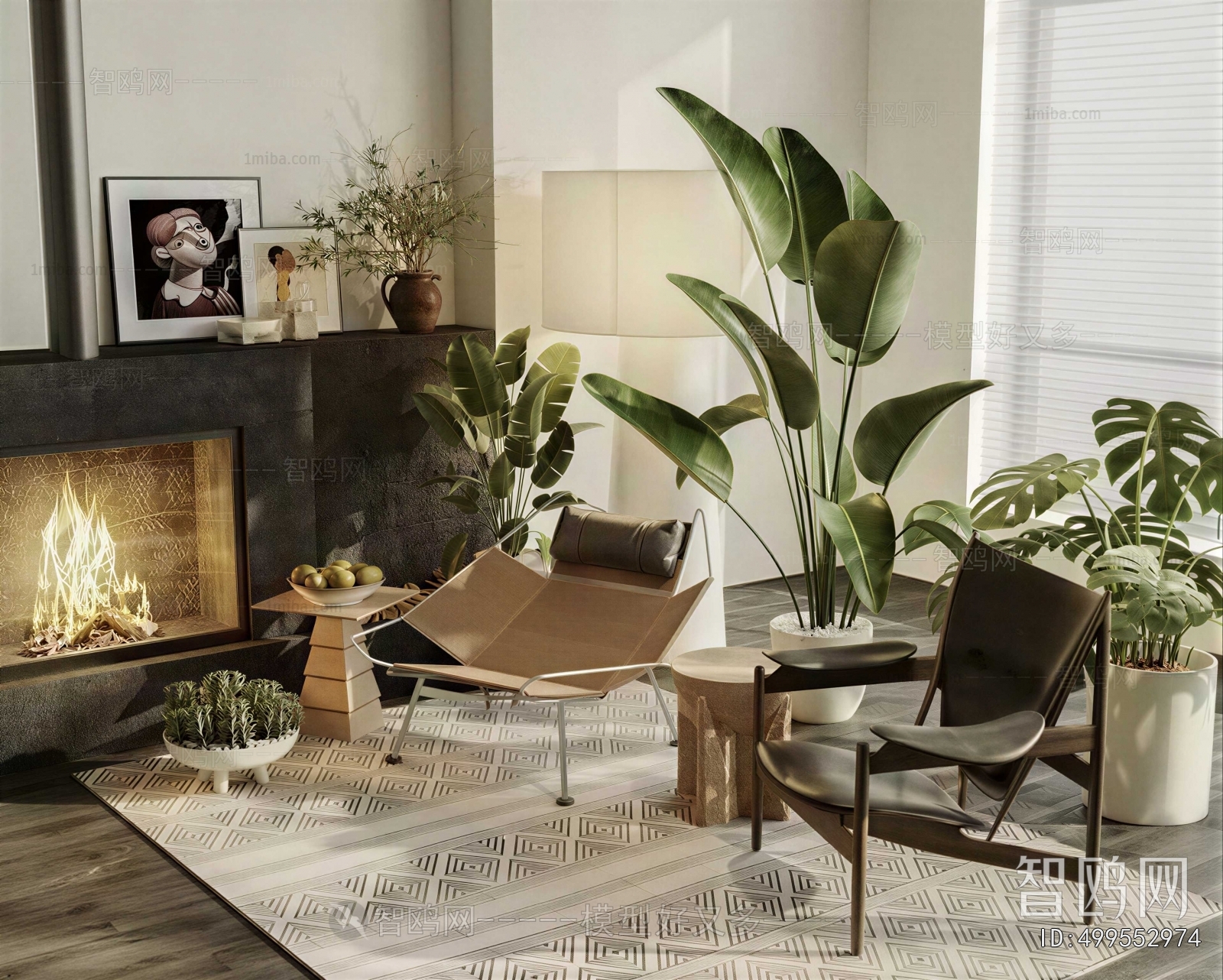 Nordic Style Lounge Chair