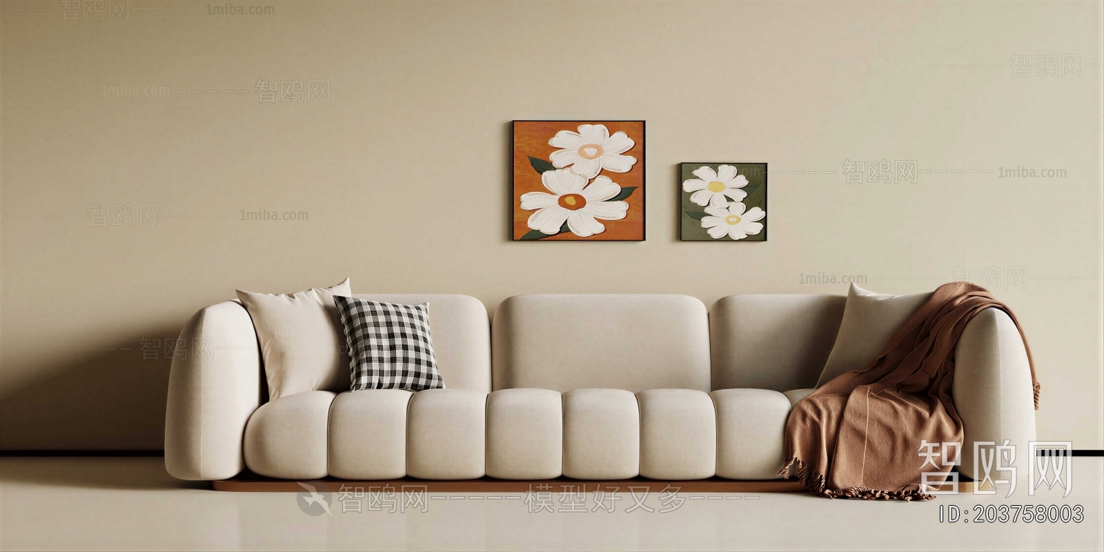 Modern Three-seat Sofa