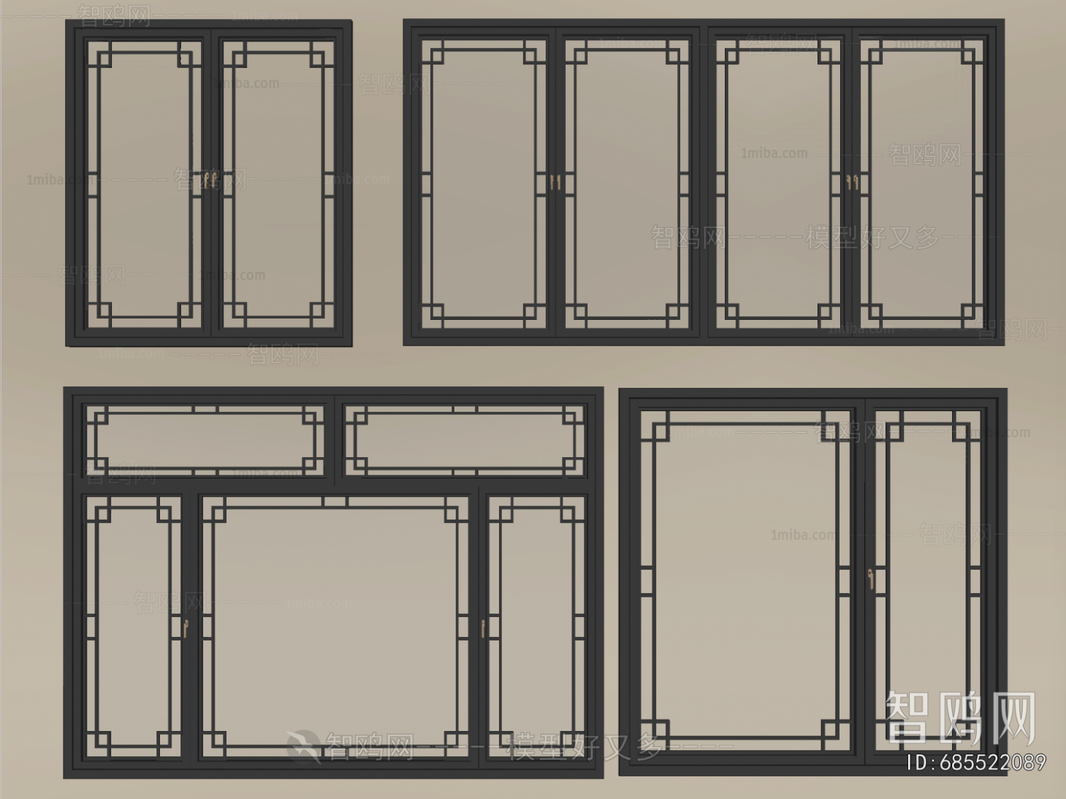 New Chinese Style Window