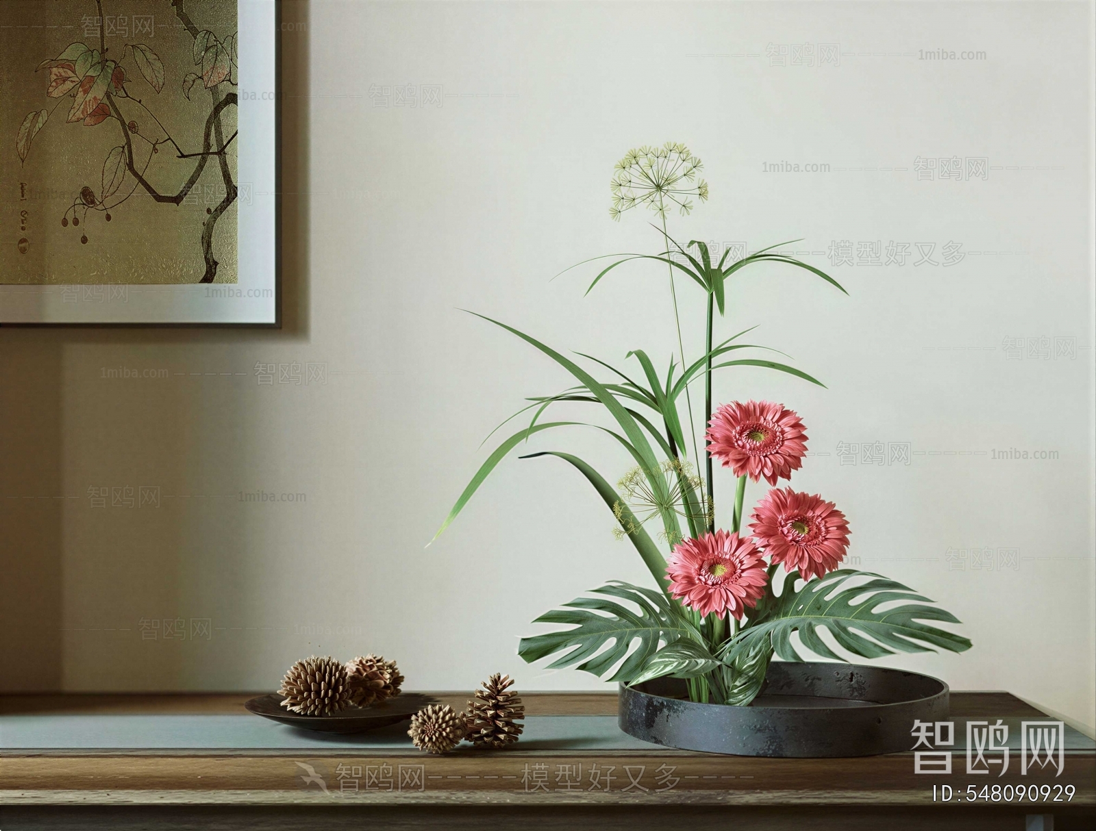 New Chinese Style Flower Arrangement