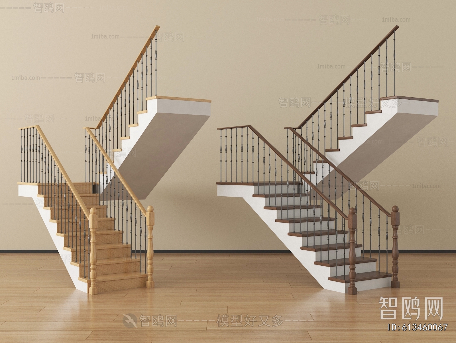 Simple European Style Staircase