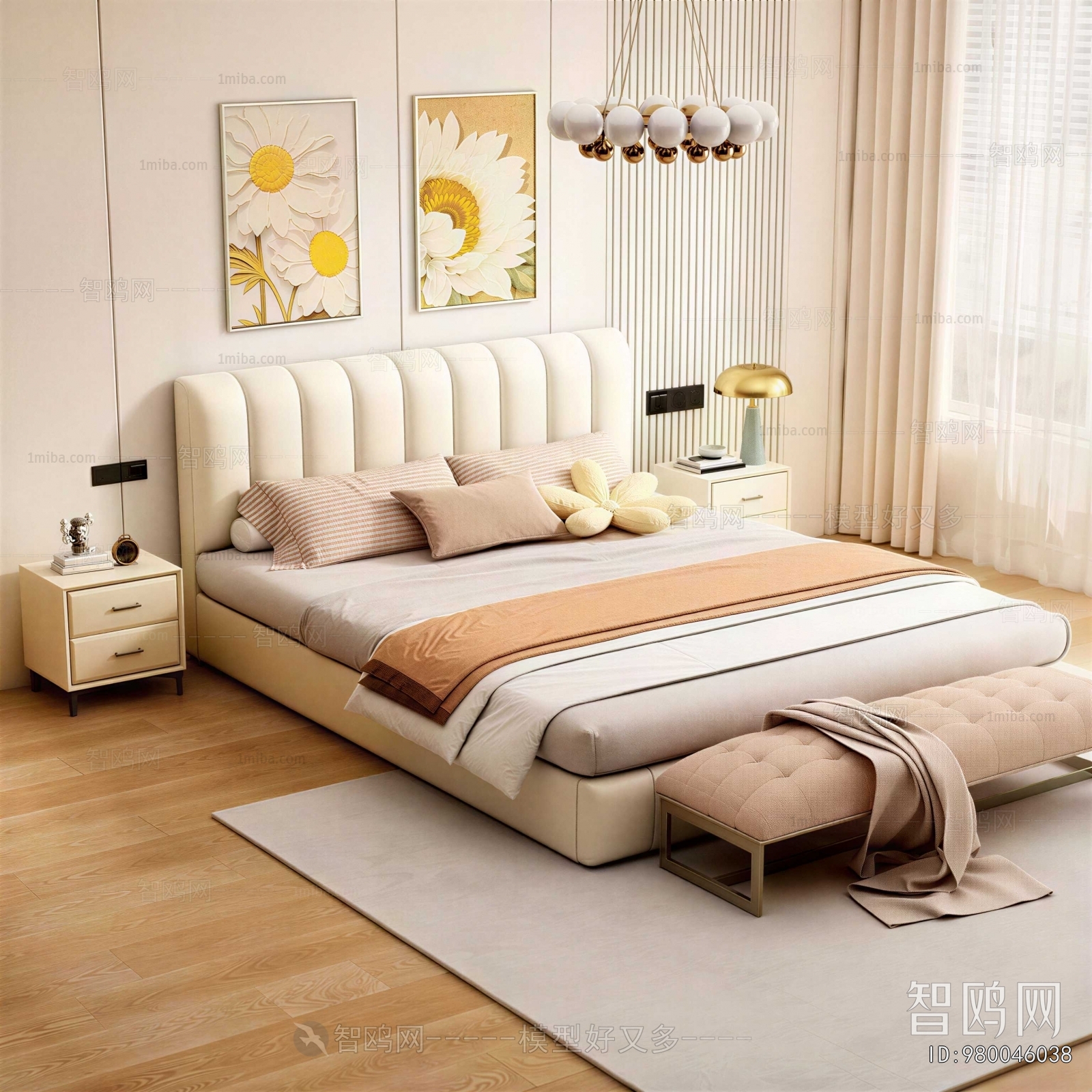 Modern Double Bed