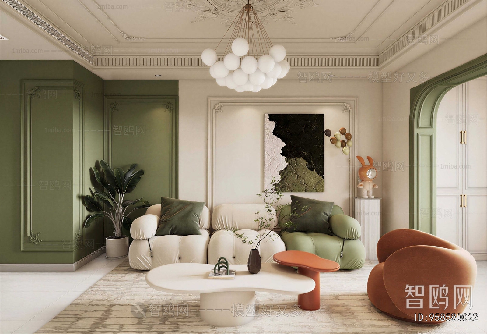 French Style A Living Room