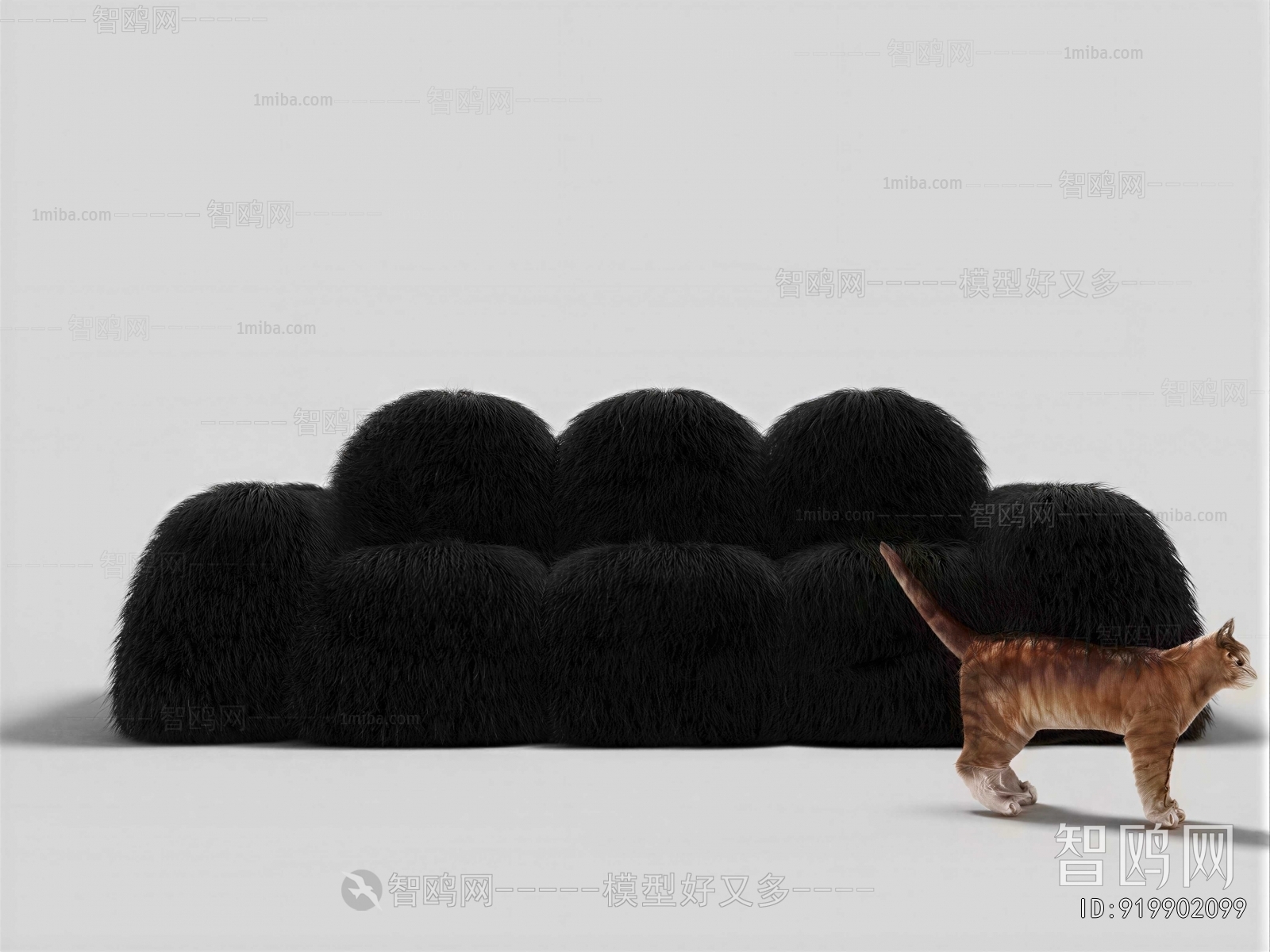 Modern Three-seat Sofa