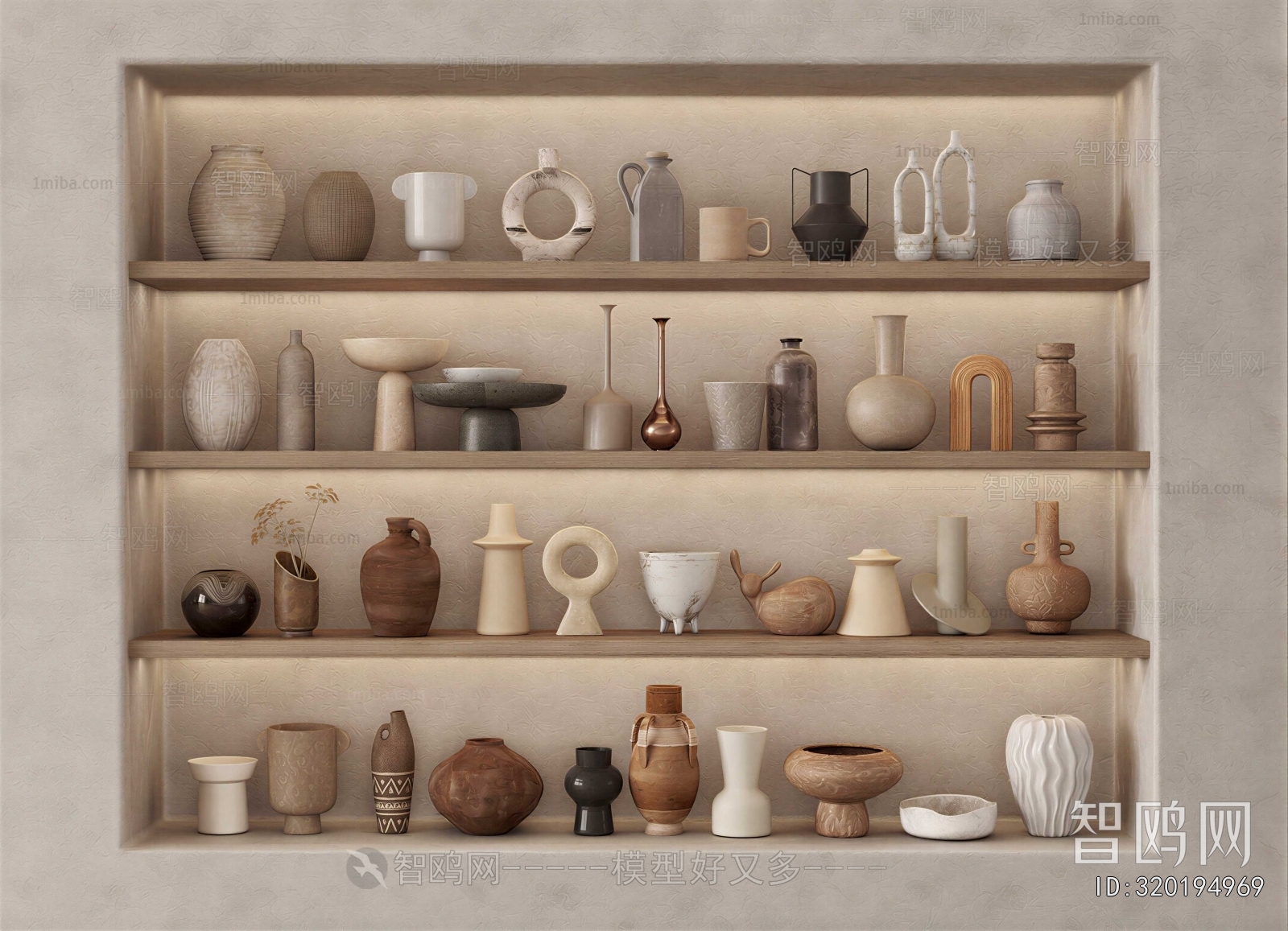 Wabi-sabi Style Decorative Set