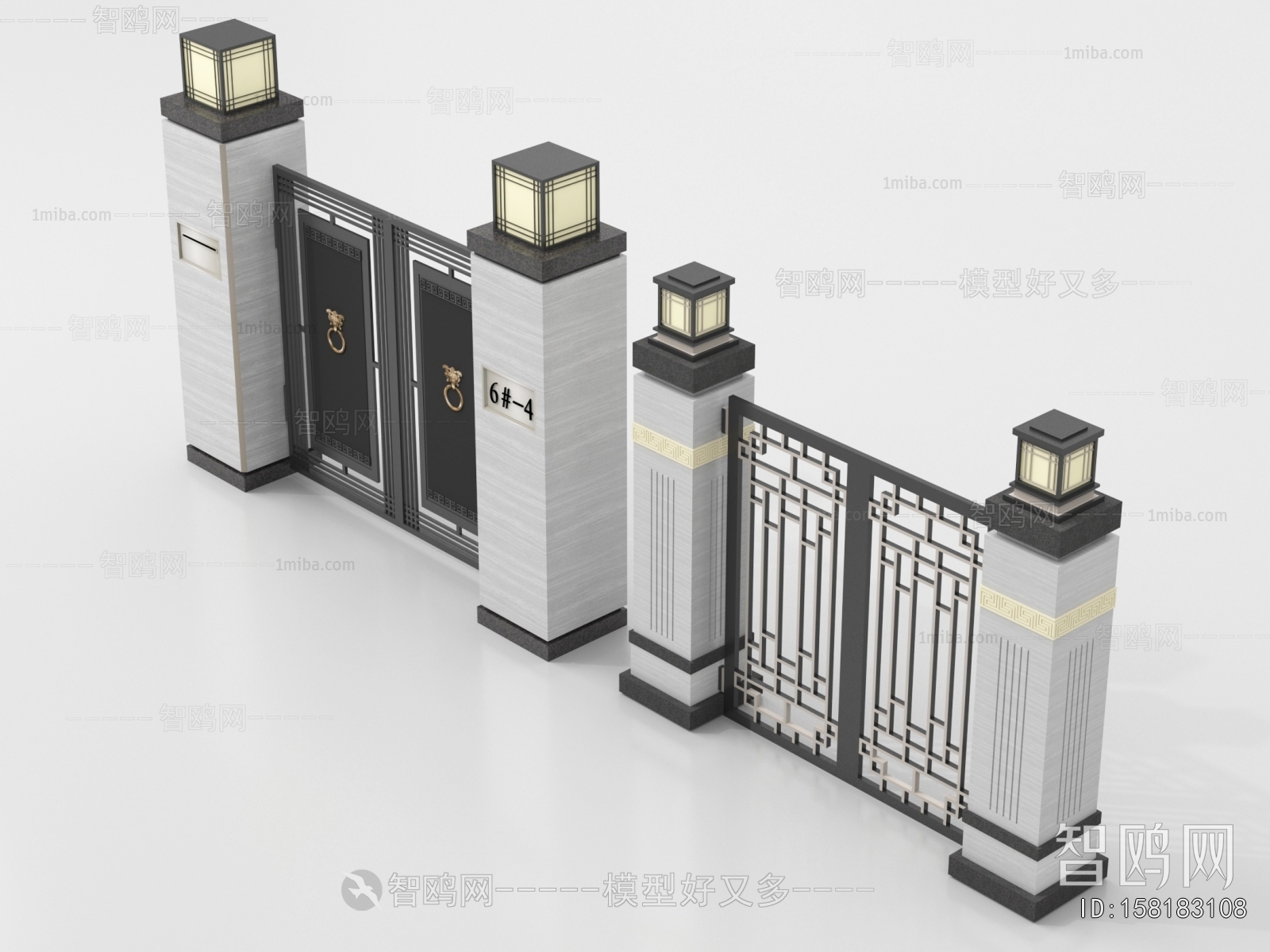 New Chinese Style Gate