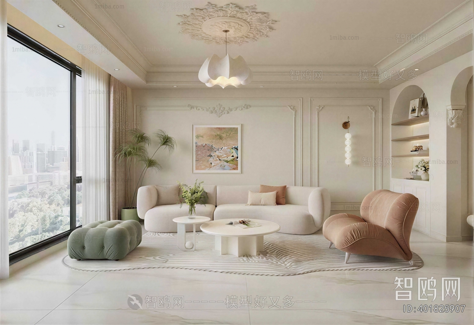 French Style A Living Room