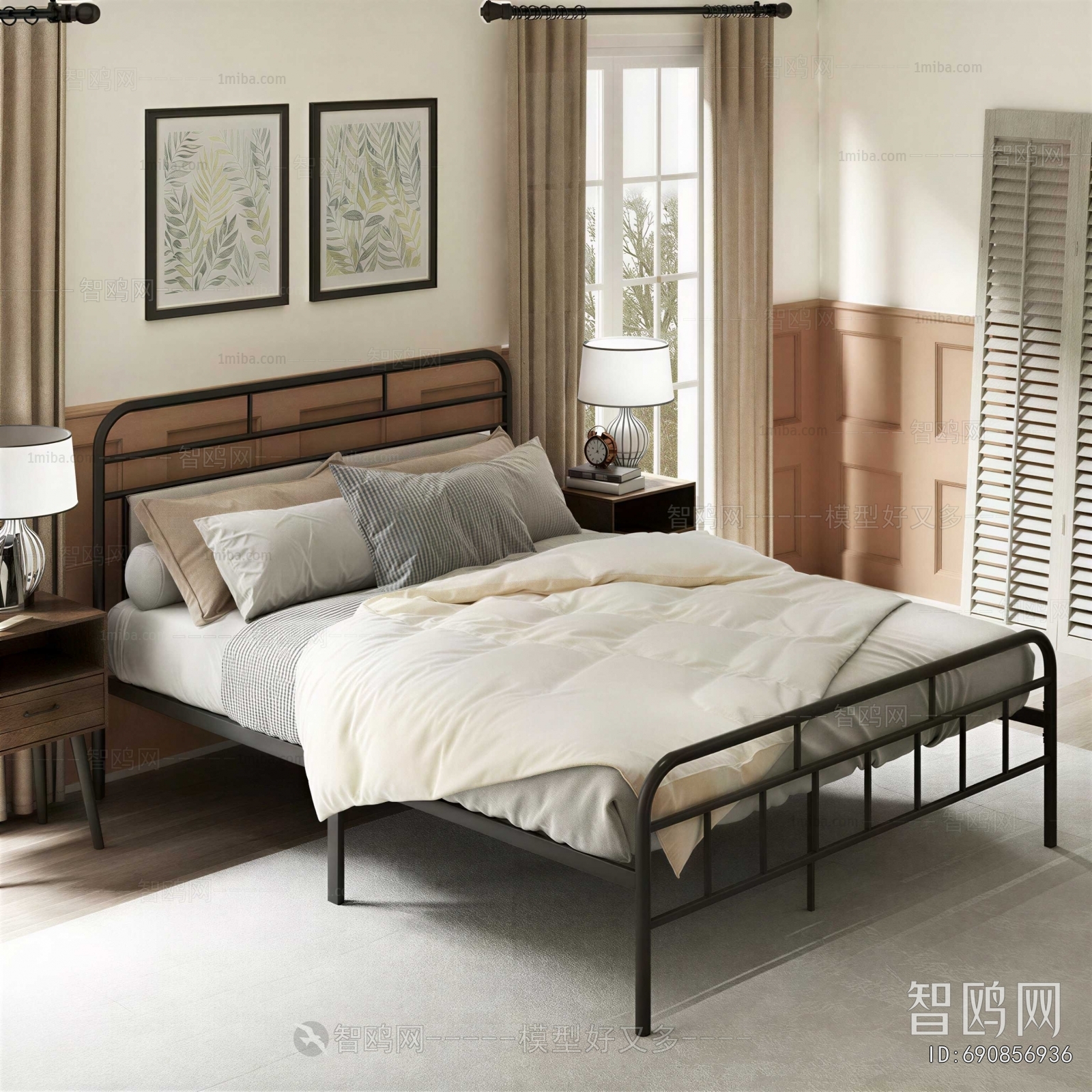 Modern Double Bed