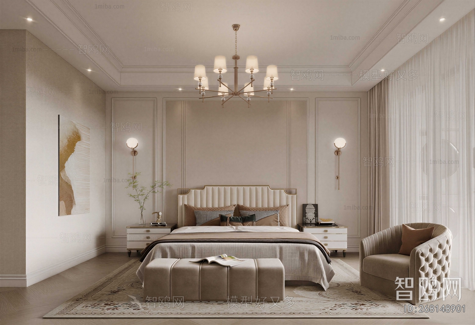 American Style Bedroom