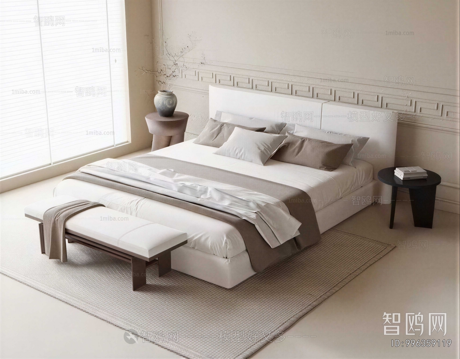 Modern Double Bed