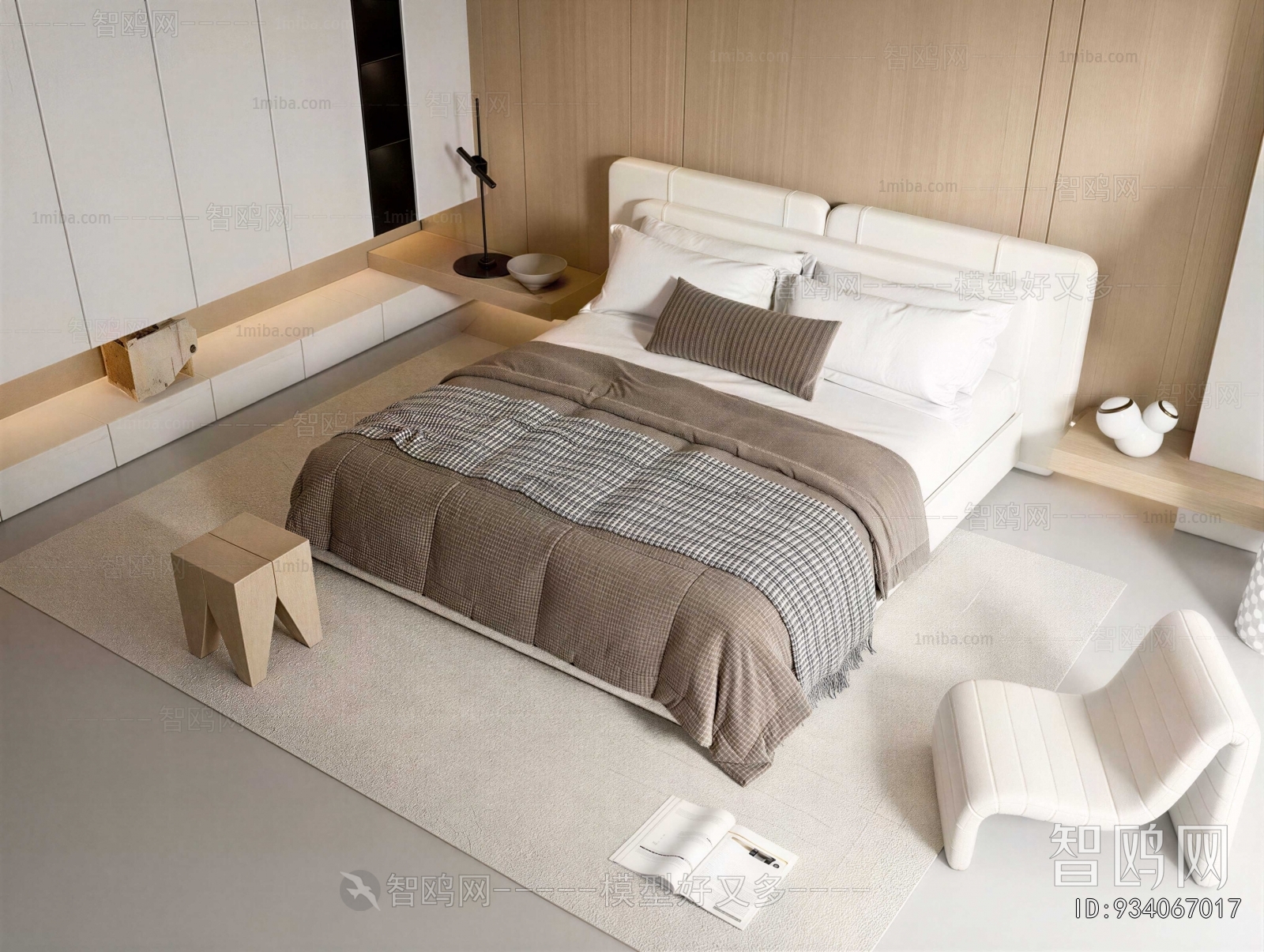 Modern Double Bed